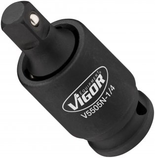 VIGOR Schlagschrauber Gelenkstück ∙ V5505N-1/4 ∙ 1/4 Zoll (6,3 mm) Vierkant hohl ∙ 1/4 Zoll (6,3 mm) Vierkant massiv