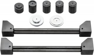 VIGOR Erweiterungs Satz 70 Tonnen für BPW und SAF Achsschenkelbolzen ∙ V8668 ∙ 9-teilig ∙ Anzahl Werkzeuge: 9