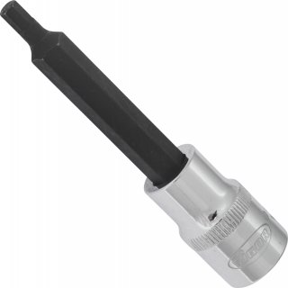 VIGOR Innensechskant Schraubendreher-Einsatz ∙ V2072 ∙ 1/2 Zoll (12,5 mm) Vierkant hohl ∙ Innen Sechskant Profil ∙ SW 5 mm