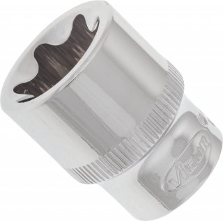 VIGOR T Steckschlüsseleinsatz ∙ V2729N ∙ 3/8 Zoll (10 mm) Vierkant hohl ∙ Außen TORX® Profil ∙ SW E20