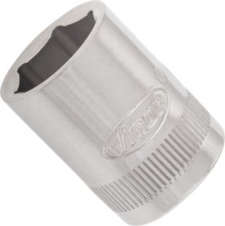 VIGOR Sechskant Steckschlüsseleinsatz ∙ V2271N ∙ 3/8 Zoll (10 mm) Vierkant hohl ∙ Außen Sechskant Profil ∙ SW 13 mm