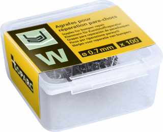 100 Klammern - W-Form - Box