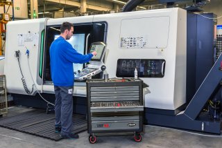 VIGOR Werkstattwagen Series XL ∙ Kunststoff-Arbeitsplatte ∙ mit Sortiment ∙ V4481/466 ∙ 466-teilig ∙ Anzahl Werkzeuge: 466