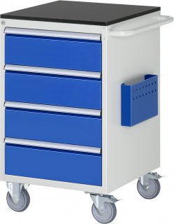 Montagewagen L5.1 | B580xT650xH970mm | 4xSchublade-VA | M-Top-20mm