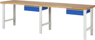 Werkbank höhenverstellbar 7001A1 | B3000xT700xH790-1140mm | 1xSchublade-TA
