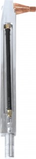 Elektrodenarm X4B - 8 bar/150 daN - LG 350 mm + Kappe Typ A X4B - Alu
