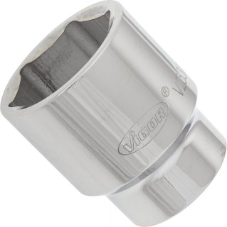 VIGOR Steckschlüsseleinsatz ∙ V2337N ∙ 3/4 Zoll (20 mm) Vierkant hohl ∙ Außen Sechskant Profil ∙ SW 41 mm