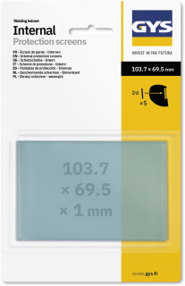 5 Innenscheiben (103,7x69,5 mm) - ZEUS 5-9/9-13 G / ERGOTECH