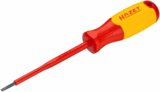 HAZET Elektriker-Schraubendreher ∙ schutzisoliert 811KV-30 ∙ Schlitz Profil ∙ SW 0,5 x 3 mm