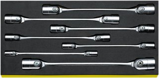 Doppelgelenkschlüssel-Satz  FLEXI TCS 29/7 8 x 9-20 x 22 8x9-20x22 7 St.