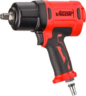 VIGOR Schlagschrauber ∙ V4800N ∙ Lösemoment maximal [Nm]: 1720 Nm ∙ 1/2 Zoll (12,5 mm) Vierkant massiv ∙ Hochleistungs-Doppelham