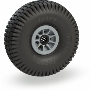 Luftrad 300x100 mm - 4PR Block | Rollenlager