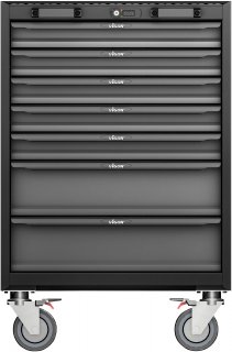 VIGOR Werkstattwagen für VIGOR Schrankwand-System ∙ 676 mm ∙ V6000-019 ∙ L x B x H: 649 mm x 459 mm x 940 mm