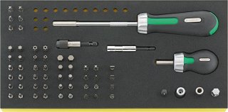 Bit-Ratschenschraubendreher-Satz ModellTCS 4008/8/52 60 St.