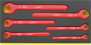 VDE-Einmaulschlüssel-Satz TCS 12160 VDE 10-22 6 St.