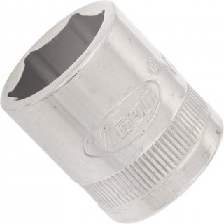 VIGOR Sechskant Steckschlüsseleinsatz ∙ V2268N ∙ 3/8 Zoll (10 mm) Vierkant hohl ∙ Außen Sechskant Profil ∙ SW 16 mm