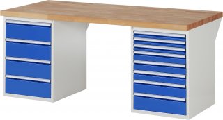 Werkbank 7822A3 | B2000xT900xH890mm | 12xSchublade-TA