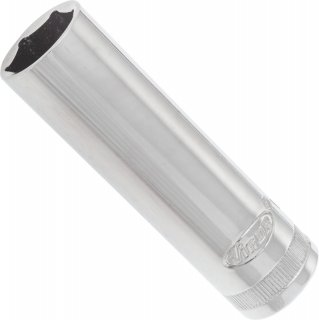 VIGOR Sechskant Steckschlüsseleinsatz ∙ lang ∙ V2587N ∙ 1/2 Zoll (12,5 mm) Vierkant hohl ∙ Außen Sechskant Profil ∙ SW 16 mm