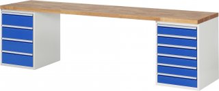 Werkbank 7821A3 | B3000xT700xH890mm | 10xSchublade-TA