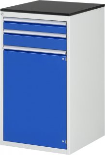 Schubladenschrank L7.12 | B580xT650xH1030mm | M-Top-22mm | 2xSchublade-TA | 1xTür