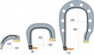 Isolierte G-Elektrodenbügel-Set: G2 + G3 + G4