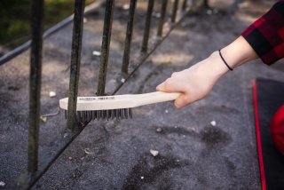 VIGOR Drahtbürste ∙ Stahl ∙ 4-reihig ∙ V6809-4 ∙ Länge: 150 mm