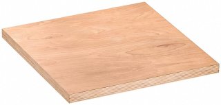 VIGOR Holz-Arbeitsplatte Tief ∙ klein ∙ V6000-0676-D ∙ L x B x H: 676 mm x 700 mm x 40 mm