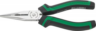Telefonzange L.160mm Kopf verchromt Griffe 2-Komponenten-Griffe