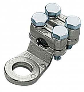 10 Schraubkabelschuhe (4 Schrauben) - Ø 75 mm² - M16