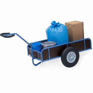 Handwagen mit Kasten 4109P - PU-Räder Ø400 mm