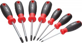 VIGOR T Schraubendreher Satz ∙ V3366 ∙ Innen TORX® Profil ∙ 7-teilig ∙ T10 – T40 ∙ Anzahl Werkzeuge: 7