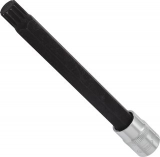 VIGOR Innenvielzahn Schraubendreher-Einsatz ∙ XZN ∙ V6126 ∙ 3/8 Zoll (10 mm) Vierkant hohl ∙ Innen Vielzahn Profil XZN ∙ SW M12