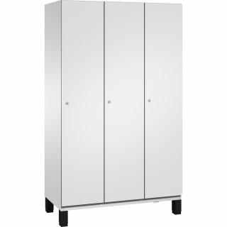 C+P Umkleidespind 4510032S10010 Füße 3Abteile B1200mm lgr/lgr