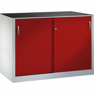 C+P Werkzeugschrank 216609S10043 Schiebetür 1000x1600x600mm lgr/rrt