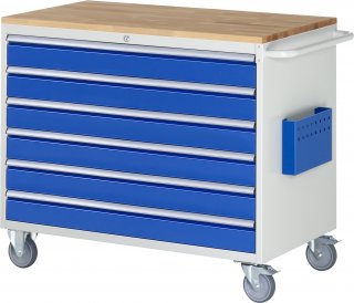 Montagewagen XXL5.16 | B1145xT650xH975mm | 6xSchublade-TA | B-Top-25mm