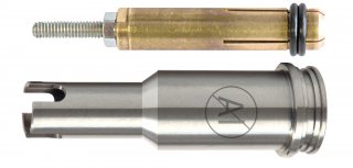 LANGE HÜLSE + DORN FÜR BOLZENHALTER M5 LANG