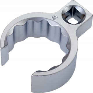 HAZET Ringschlüssel ∙ offen 848Z-41 ∙ 1/2 Zoll (12,5 mm) Vierkant hohl ∙ Außen Doppelsechskant Profil ∙ SW 41 mm ∙ Innenvierkant