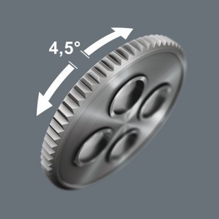 8010 A Zyklop Comfort Knarre | mit Umschalthebel | mit 1/4"-Antrieb