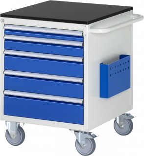 Montagewagen L3.11 | B580xT650xH790mm | 5xSchublade-VA | M-Top-20mm