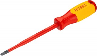 HAZET Elektriker-Schraubendreher ∙ schutzisoliert 811KV-65 ∙ Schlitz Profil ∙ SW 1,2 x 6,5 mm