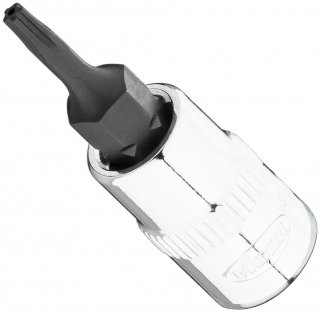 VIGOR Schraubendrehereinsatz ∙ V7037-IPR8 ∙ 1/4 Zoll (6,3 mm) Vierkant hohl ∙ Innenprofil mit 5 abgerundeten Flanken | mit Stirnl