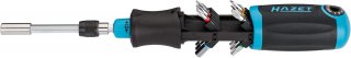 HAZET Bit Ratschen-Schraubendreher 810R-3 ∙ Schlitz Profil | Kreuzschlitz Profil PH | Pozidriv Profil PZ | Innen TORX® Profil | Inne