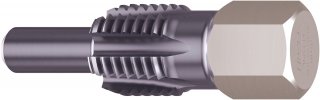 HAZET Gewinde-Nachschneider Abgastemperatur-Sensoren / -Sonden 4683-14 ∙ 13 mm Außen-Sechskant ∙ Länge: 45 mm