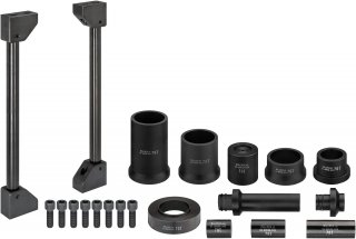 VIGOR Erweiterungs Satz Universal-Pressrahmen Nkw 70 Tonnen für Achsschenkel- und Fixierbolzen ∙ V8666 ∙ 21-teilig ∙ Anzahl Werk