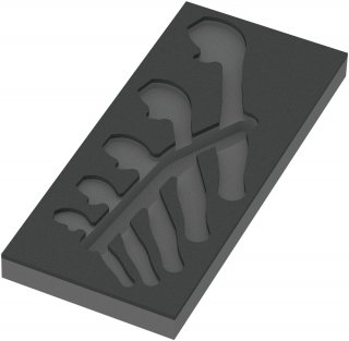 9832 Schaumstoffeinlage 6004 Joker Set 1 | ohne Werkzeug | 172 x 30 x 39