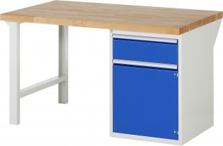 Werkbank 7502A1 | B1500xT900xH890mm | 1xSchublade-VA | 1xTür