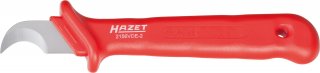 HAZET Kabel- und Abisoliermesser ∙ schutzisoliert 2156VDE-2 ∙ Länge: 180 mm