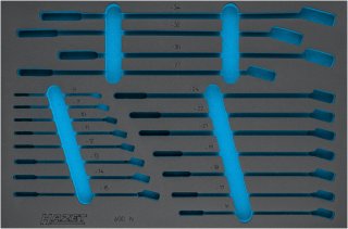 HAZET 2-Komponenten Weichschaumeinlage 163-210L ∙ L x B: 519 mm x 342 mm