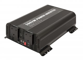 Wechselrichter PSW 2002W - 24V - Fernsteuerung Bildschirm - UK