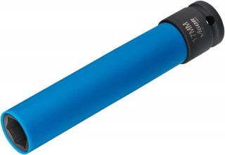 VIGOR Schlagschrauber Steckschlüsseleinsatz ∙ lang ∙ V5930 ∙ 1/2 Zoll (12,5 mm) Vierkant hohl ∙ Außen Sechskant Profil ∙ SW 17 m